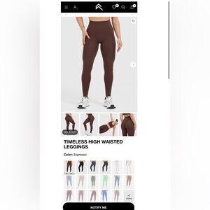 Oner active - Timeless leggings - Espresso